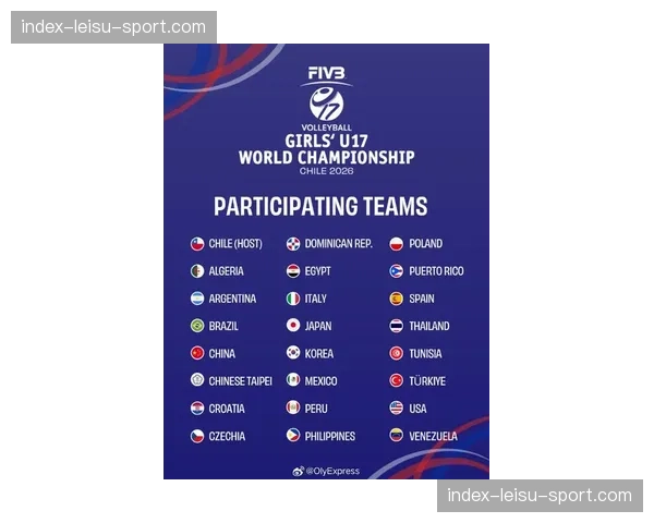 国际排联更新2026年第一期世界排名，日本女队升至第五创历史新高